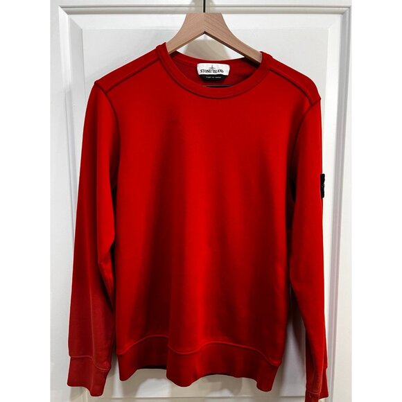 Stone Island Red Crewneck - Picture 1 of 6